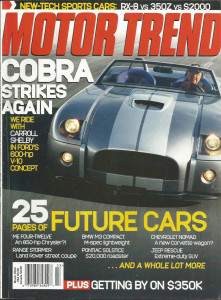 MOTOR TREND 2004 MAR - COBRA, ME FOUR-TWELVE, A-SPEC